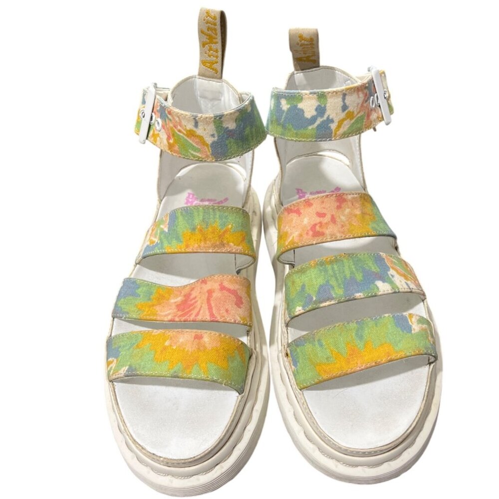 Dr. Doc Martens Clarissa II Sandal Ankle Strap Floral Airwair Vegan Women Size 6 - Picture 2 of 12